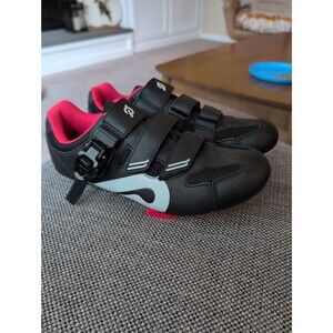 EUC Peloton cycling bike shoes with look delta cleats EU 40 US women's 9